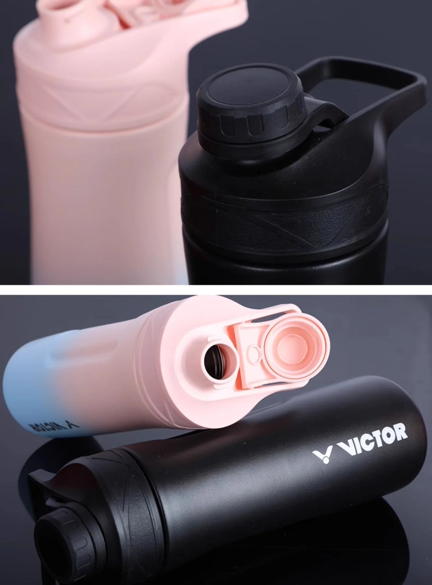 VICTOR PG9908 IM Water Bottle - Pink/Blue
