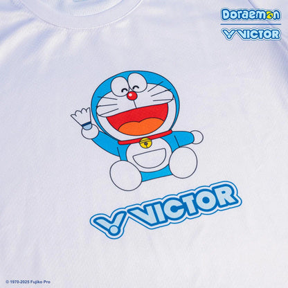 VICTOR T-501DRM A Doraemon White Badminton Shirt