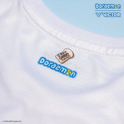 VICTOR T-501DRM A Doraemon White Badminton Shirt