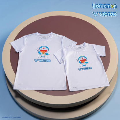 VICTOR T-501DRM A Doraemon White Badminton Shirt